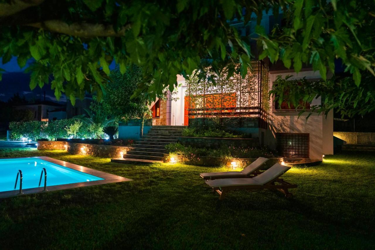 הוילה Káto Lekhónia Chariklia'S House With Private Pool מראה חיצוני תמונה