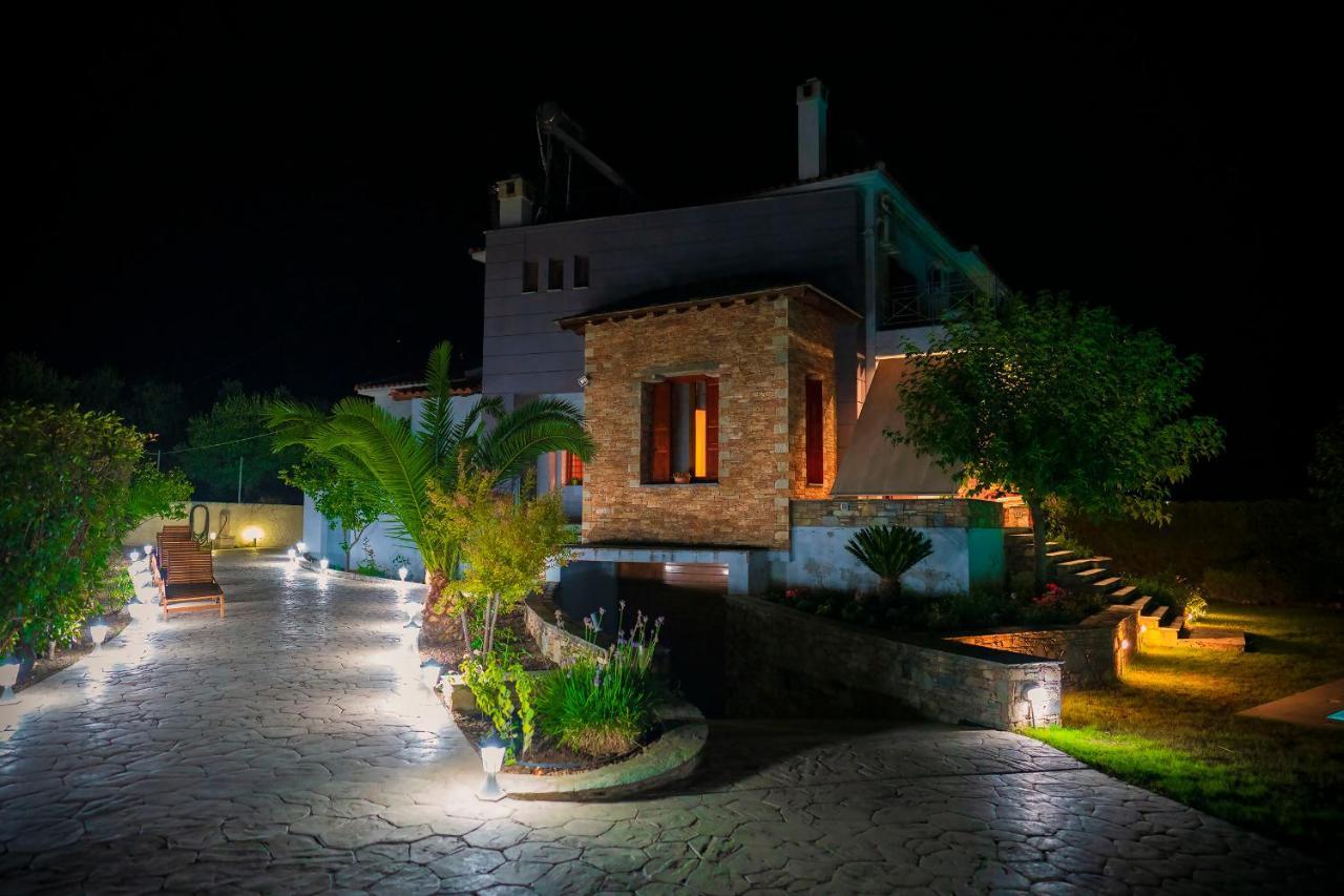 הוילה Káto Lekhónia Chariklia'S House With Private Pool מראה חיצוני תמונה